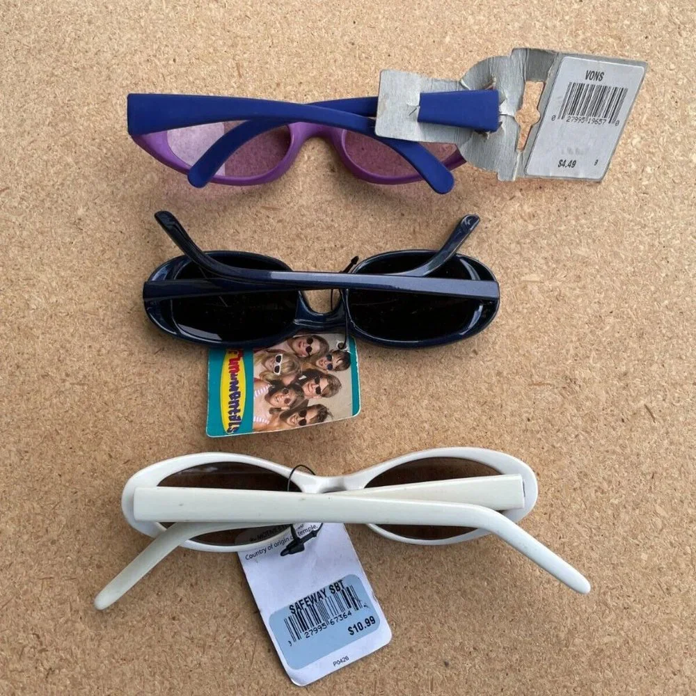 Lot of 3 Kids Sunglasses Multi Color Eye Wear Boys Girls Sunglasses Set of 3